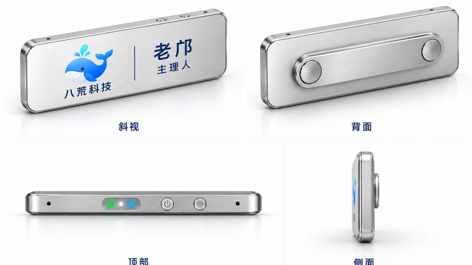 听鉴 AI 工牌：产品设计方向速览主题配图